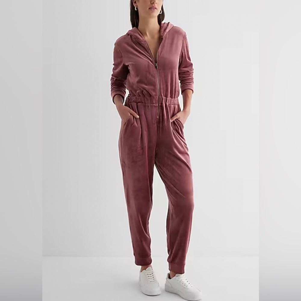 Velour jumpsuit